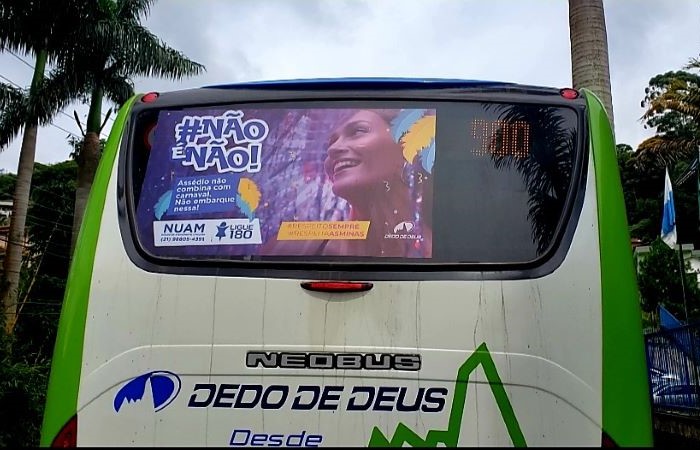 Carnaval: ônibus terão campanha contra o assédio