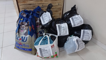 Campanha de Arrecadação recebe doações para ajudar vítimas das chuvas em Teresópolis.